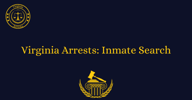 Virginia Arrests: Inmate Search