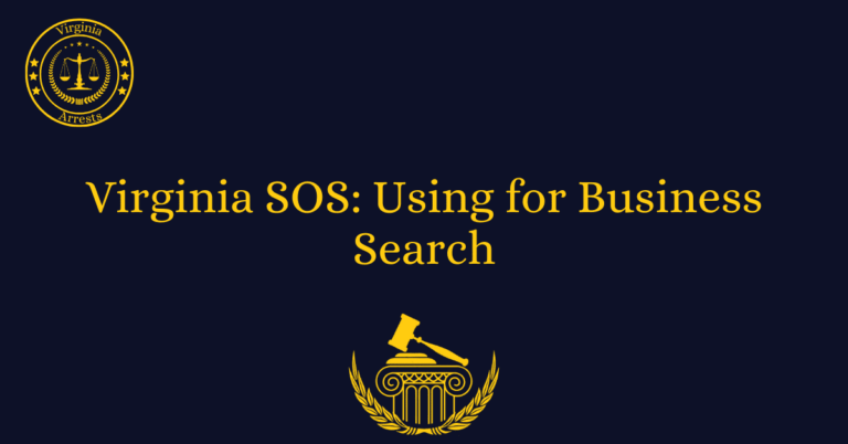 Virginia SOS: Using for Business Search